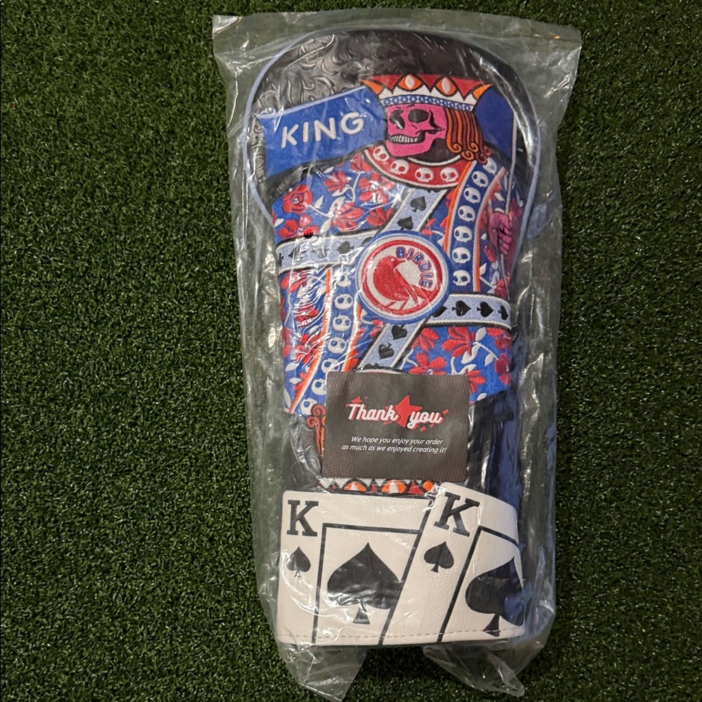 King Playing Card Golf Club Cover